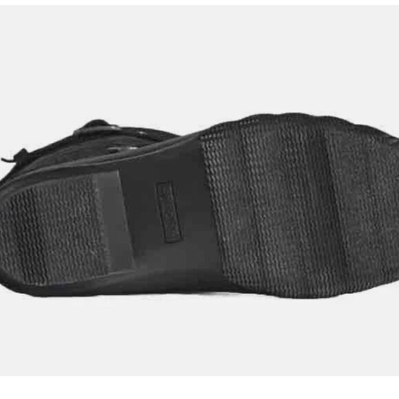 NWT $160 Sperry Saltwater Tall Nylon Quilted Black Rain Duck Boots SZ-7 - Picture 4 of 8
